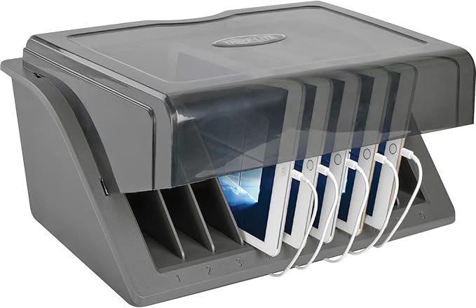 Tripp Lite (CSD1006AC) 10-Device Desktop AC Charging Station with Surge Protector for Tablets, Laptops and E-Readers