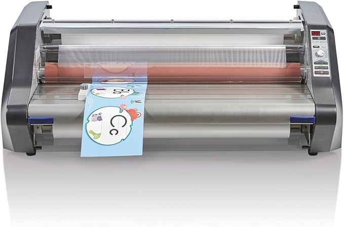 GBC Ultima 65 Thermal Roll Laminator, 27" Maximum Width, 10 Minute Warm-Up, School Lamination, Gray (1710740)