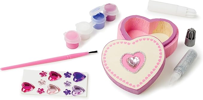 Melissa & Doug Created by Me! Heart Box Wooden Craft Kit