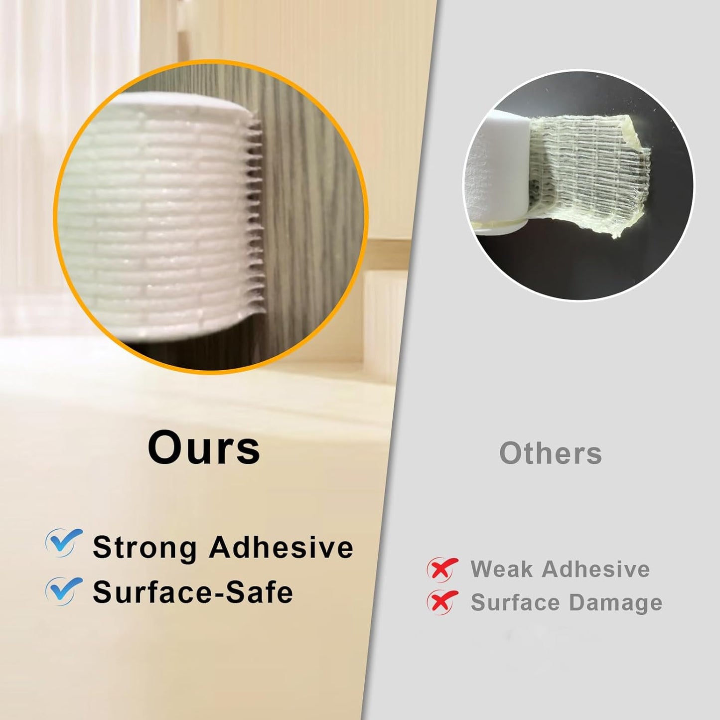 High Density Foam Weather Stripping Door Seal Strip Insulation Tape Roll for Insulating Door Frame, Window, Air Conditioner Self Adhesive Sealing Weatherstrip Dustproof (1 in x 1/2 in x 40 Ft)