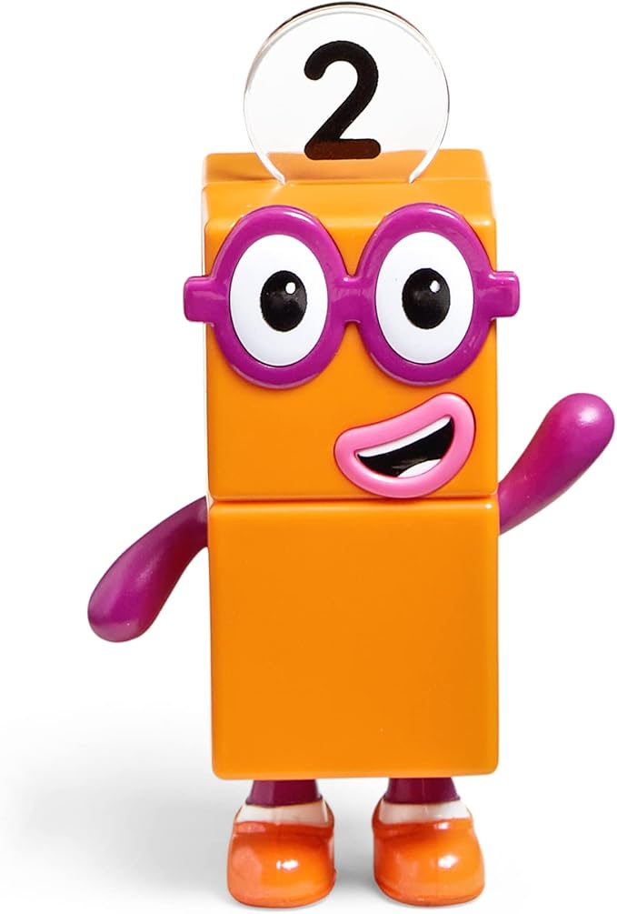 hand2mind Numberblocks Friends One to Five, Action Figure Set, Toy Figures & Playsets, Small Figurines for Kids, Counting Blocks, Numbers for Toddlers, Math Toys, Kids Birthday Gifts