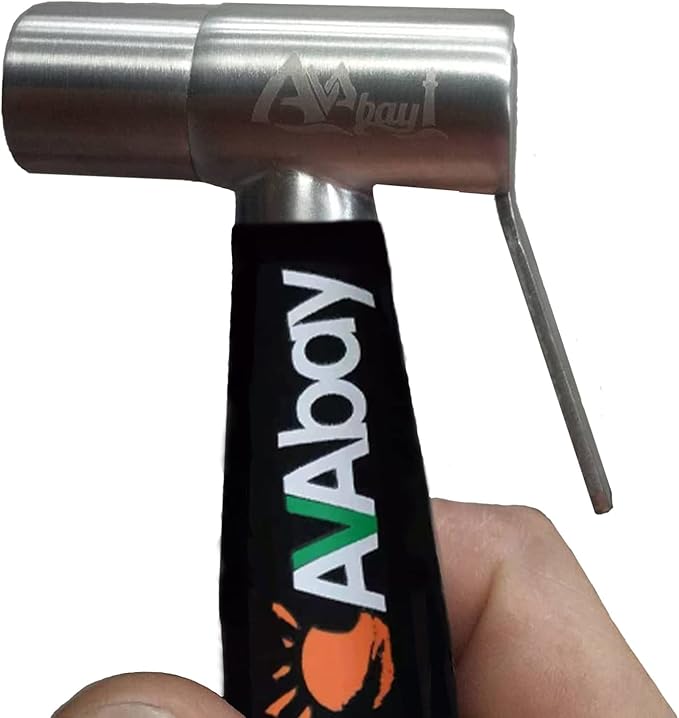 Stainless Steel Sprayer Head w/Thermal Grip-Bidet Spray w/Brushed Chrome Finish - Cloth Diaper Shattaf - Pet Wash