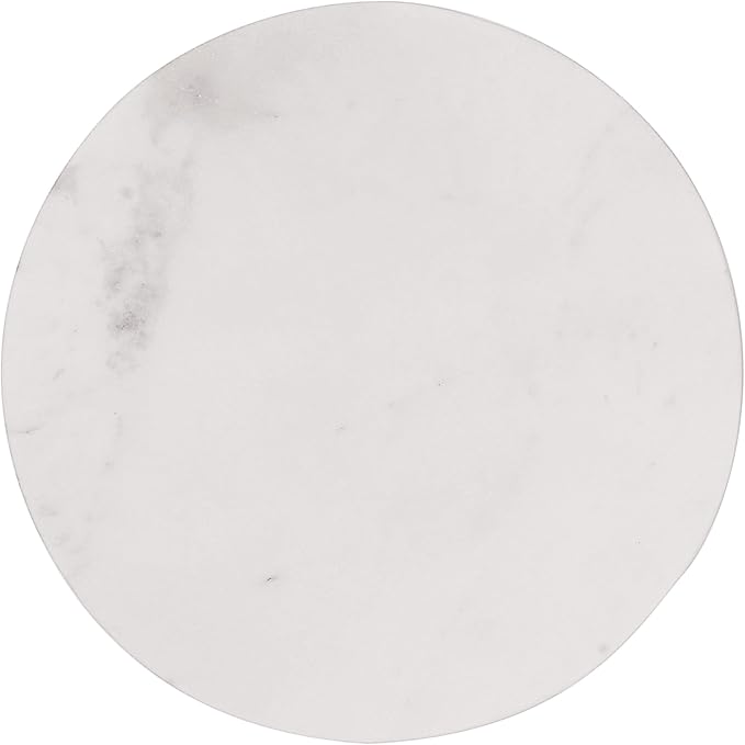 Round White Marble Cutting Board