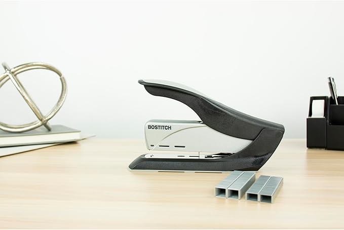 Bostitch Office inHANCE Heavy Duty Stapler, 65-Sheet Capacity, Black/Silver