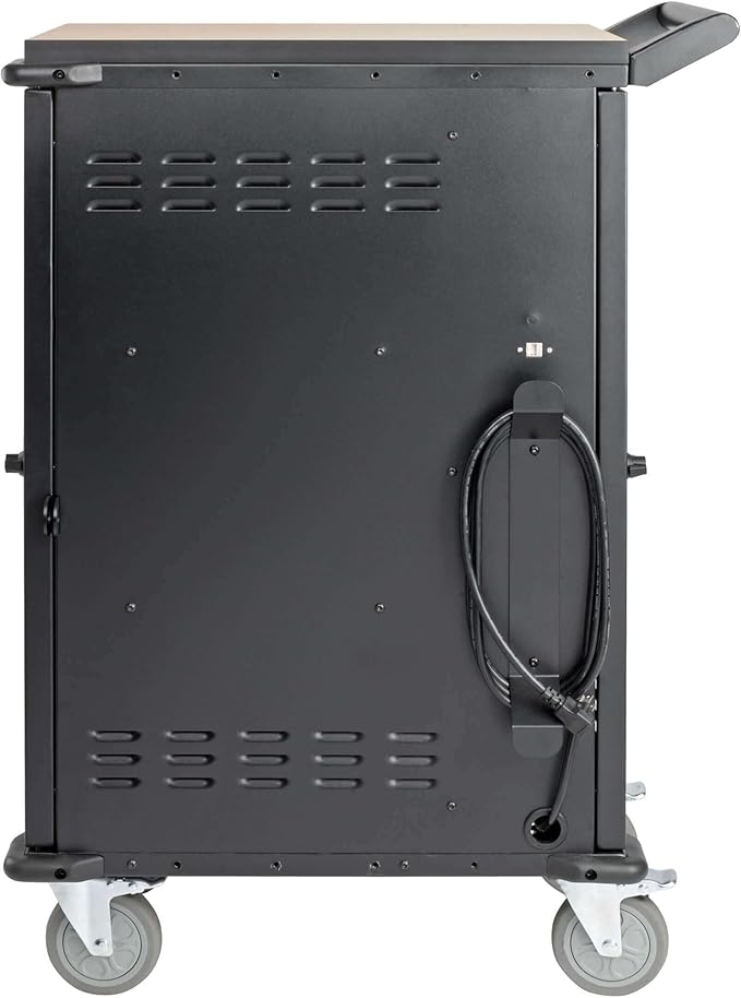 Tripp Lite 21-Port AC Mobile Charging Cart Storage Station for Chromebooks, iPads, Laptops, Tablets, Black (CSC21AC)