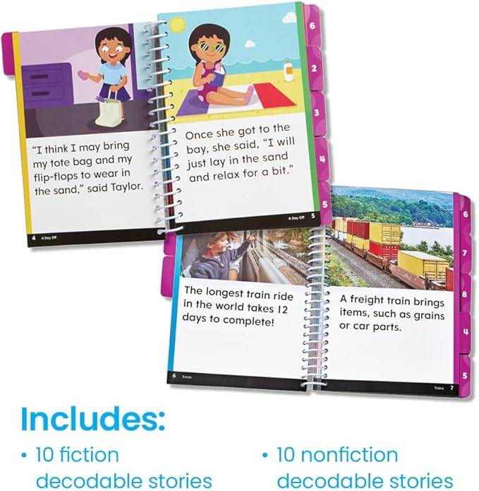 hand2mind Guided Phonics + Beyond Decodable Books Unit 6, Books for Beginning Readers, Science of Reading Classroom Materials, Learn to Read Leveled Readers, Preschool Curriculum for Teachers