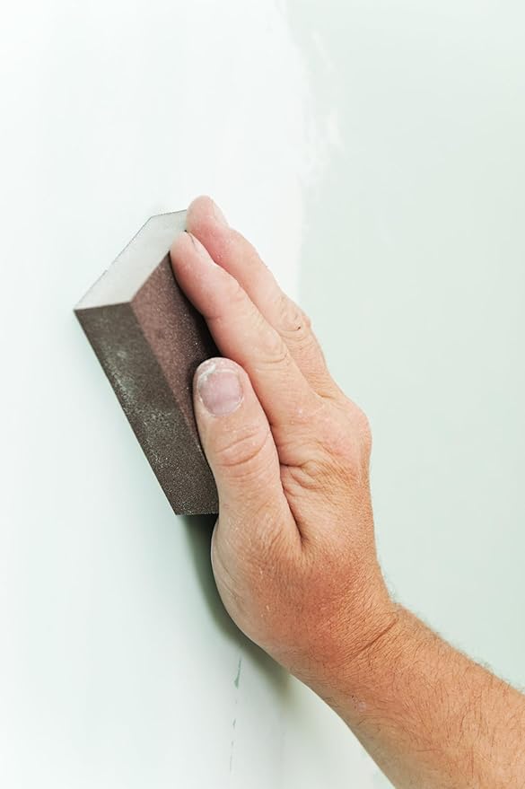 3M Sanding Sponge Block, 6-Pack, Extra Fine Grits, 3-3/4 in x 2-5/8 in, Designed For Sanding Wood, Paint, Metal, Plastic or Drywall, Features 3M Abrasive, Made with Durable Flexible Foam (CP000-6P-CC)