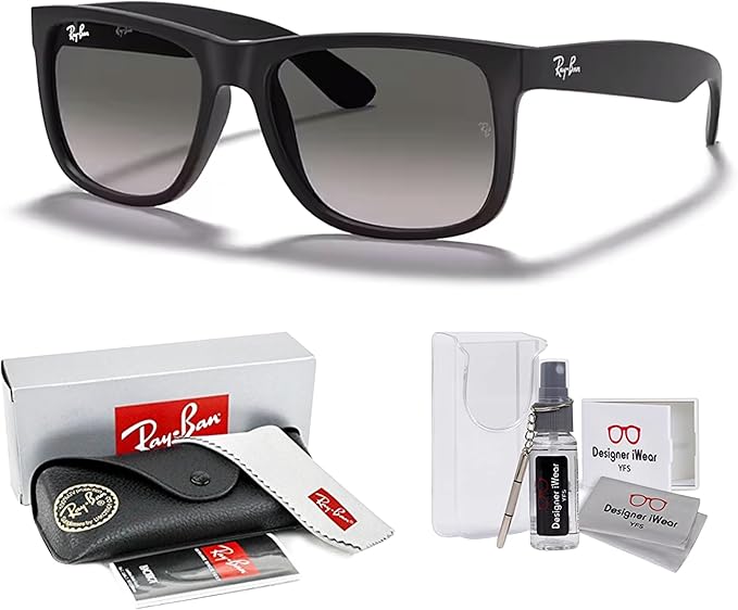 Ray-Ban RB4165 Justin Rectangular Sunglasses