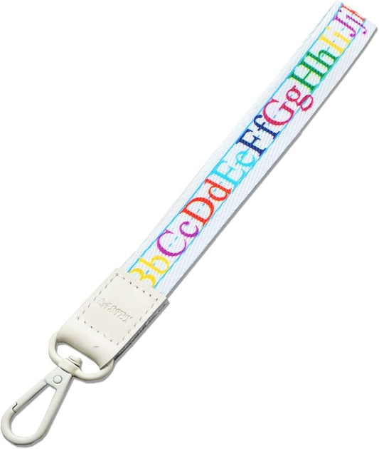 EASTEX Teacher Lanyard Keychain - ABC Alphabet Badge Lanyard for Keys Whistle - ID Card Holder Keychain - Math Periodic Table