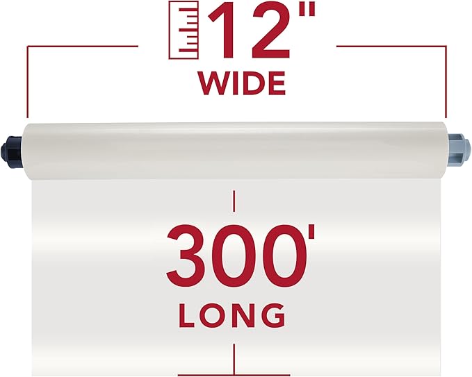 GBC Thermal Laminating Film, Rolls, Ultima 35 EZload, Glossy, NAP II, 12" x 300', 2 Pack (3125365EZ)