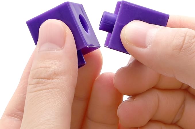 ZEAYEA 300 Pcs Linking Cubes with Storage Box, Counting Blocks for Math Learning and Fun Activities, Math Manipulatives Educational Supplies for Spatial Intelligence, Counting, Creativity