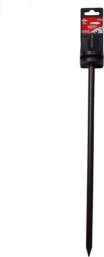 Mayhew Tools 31978 Pneumatic Taper Punch, Sharp Point x 18", Black Oxide Finish