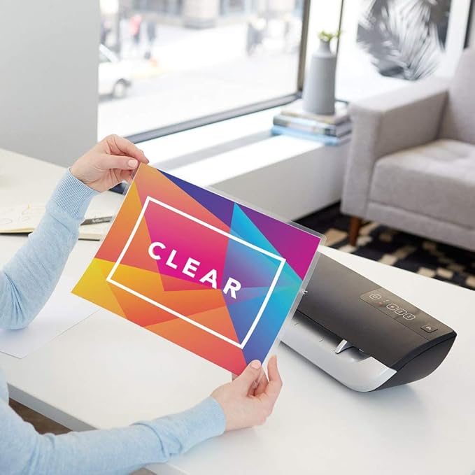 GBC Laminating Sheets, Thermal Laminating Pouches Legal Size, 5mil, HeatSeal Crystal Clear, 100 Pack (3200410)