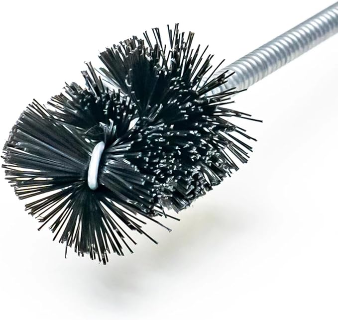 B313C 48-Inch Super Flexible Drain Brush Snake - Heavy Duty Pipe Cleaner for Deep Clog Removal & Preventive Maintenance