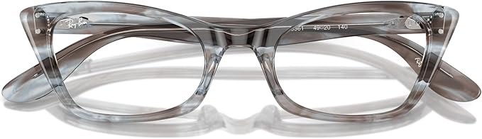 Ray-Ban Women's RX5499 Lady Burbank Cat Eye Prescription Eyewear Frames