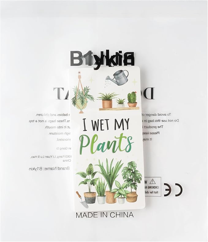 B1ykin Cute Sticky Notes Set - I Wet My Plants Self-Stick Notes Pad, 550 Sheets Writing Memo Pages Sticky Notepad for Teacher Appreciation Gifts, School Office Party Favors Supplies (Plant Lovers)