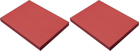 Prang (Formerly SunWorks) Construction Paper, Red, 9" x 12", 100 Sheets (Pack of 2)