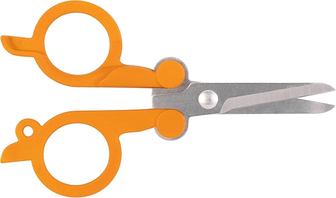 Fiskars Sewing Kit, Gifts for Mom, 27-Piece Travel Sewing Set with Case, Orange