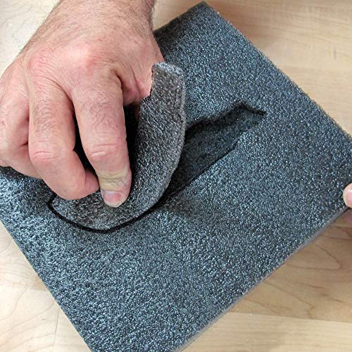 FastCap Kaizen Foam Sheet for Tool Organizers and Storage - Perfect for Professional Contractors and Technicians - 57mm Thickness, 2' x 4' Sheet Size, Black & White
