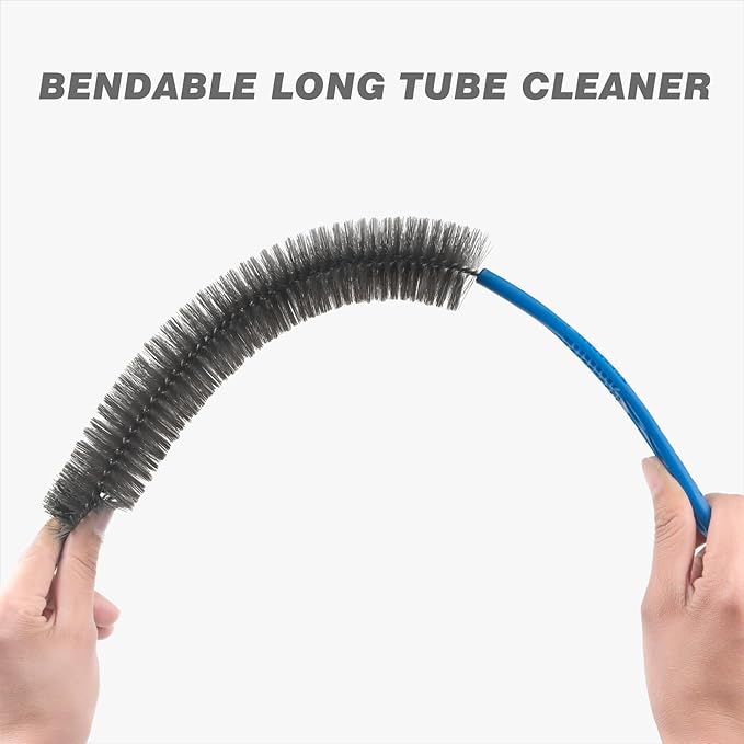 Drain Cleaning Brush Set，Flexible Long Pipe Snake Hair Clogs Catcher Cleaner Tool for Toilet，Sewer Drain，Pipe Brush，Drain Cleaner Brush，Sink Drain Brush