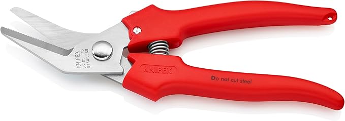 KNIPEX Tools 95 05 185, 7 1/4-Inch Combination Cutting Shears