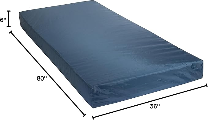 Drive Medical 15019 Therapeutic Foam Mattress, White