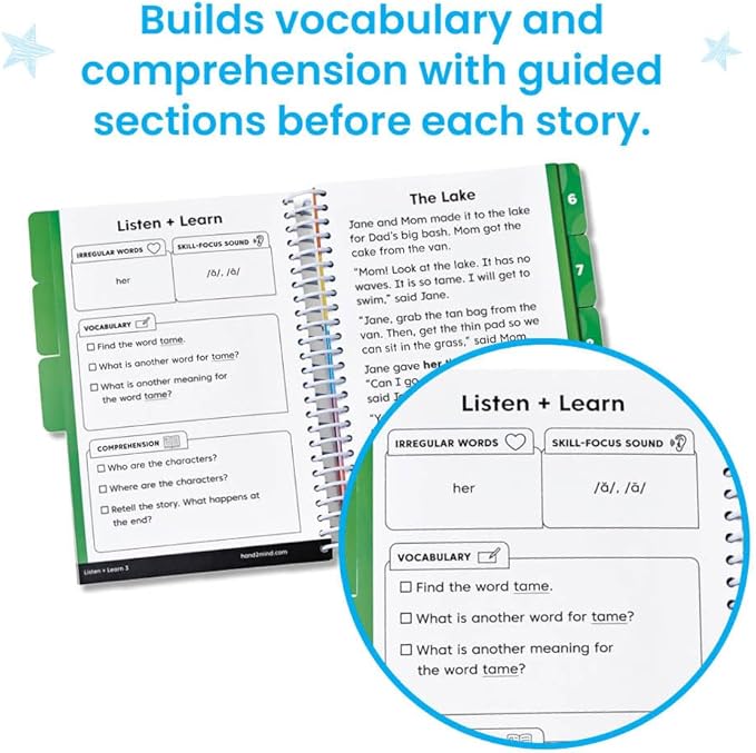 hand2mind Guided Phonics + Beyond Decodable Books Unit 4, Books for Beginning Readers, Science of Reading Classroom Materials, Learn to Read Leveled Readers, Preschool Curriculum for Teachers