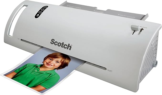 Scotch Thermal Laminating Pouches, Laminate Homemade Ornaments, Christmas Banners and Gift Tags, 5 Mil, 20-Pack Photo Size Laminating Sheets 5 x 7 Inches, Clear