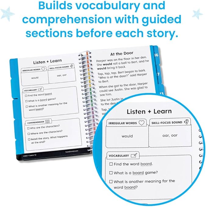 hand2mind Guided Phonics + Beyond Decodable Books Unit 5, Books for Beginning Readers, Science of Reading Classroom Materials, Learn to Read Leveled Readers, Preschool Curriculum for Teachers