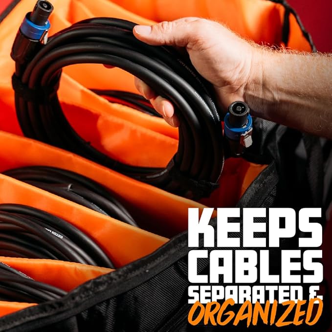 Gator Cases Cable & Accessory Organization Gig Bag; Small | 13 x 12 x 11” (G-CABLEBAG-SM)