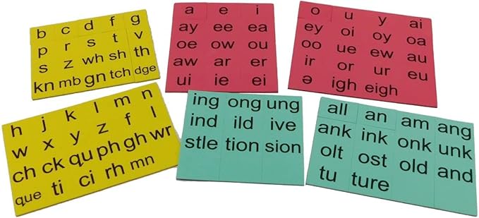 Foam Phonics Magnetic Foam Reading Tiles (Third Grade)