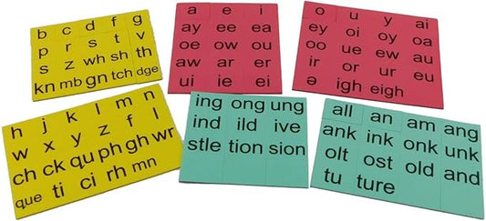 Foam Phonics Magnetic Foam Reading Tiles (Third Grade)