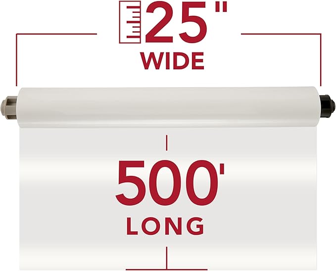 GBC Thermal Laminating Film, Rolls for Ultima 65 EZLoad, Nap I, 1.5 mil, 25" x 500', 2-Pack (3000004EZ)