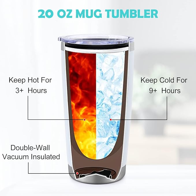 Best Teacher Appreciation Gifts,20 OZ Insulated Tumbler for Women Teacher,Unique Gift Ideas from Students - Funny Socks Thank You Basket Box for New Teachers,Christmas Gifts for Teachers