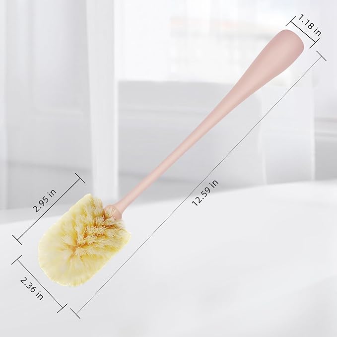 Long Bottle Brush, 12.59 in Bendable Cleaner Brushes for Cleaning Neck Beer Bottles, Wine, Baby Bottles, Water Bottles, Tumblers, Flask, Bird Feeder, Vase, Pipes and Brewing Supplies White/1Pack