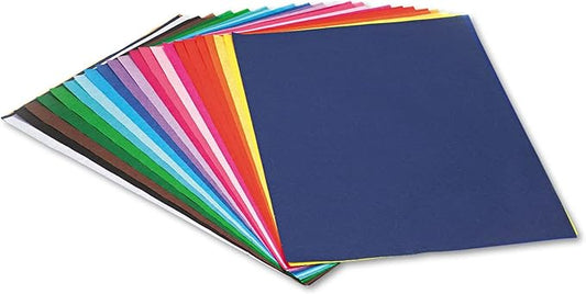Pacon® Spectra® Assorted Color Tissue Pack, 12" x 18", 25 Colors, Pack Of 100 Sheets
