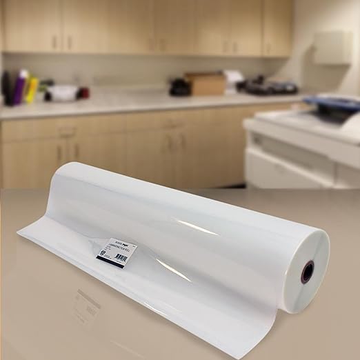 School Smart Laminating Film Roll, 25 Inches x 500 Feet, 3 Mil Thick, High Gloss