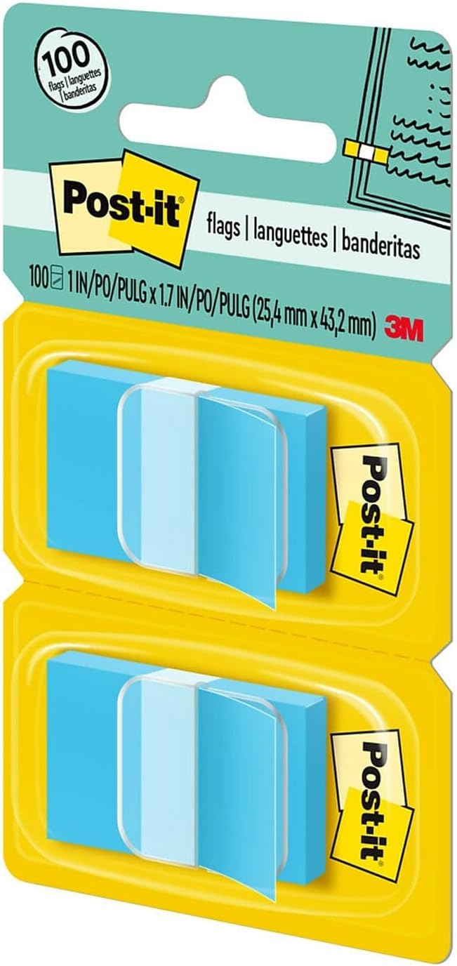 MMM680BB2 - Post-it Standard Tape Flags in Dispenser