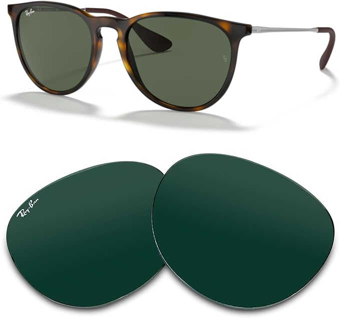Ray-Ban Original RB4171 ERIKA Replacement Lenses For Women+BUNDLE with ACCESSORY EYEWEAR KIT