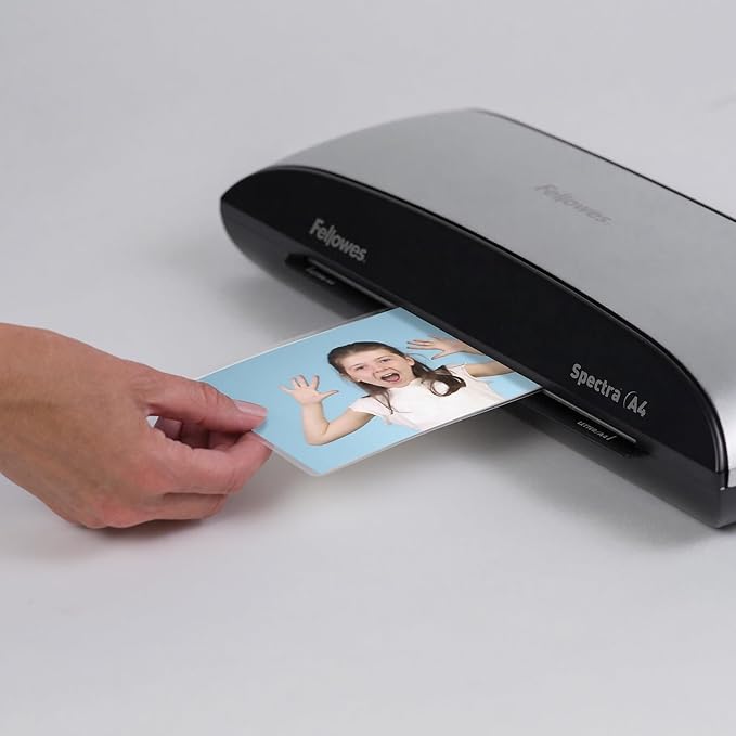 Fellowes Laminating Photo Pouches, 4 x 6 Inches, 3 mil, 25 Pack (3525201)