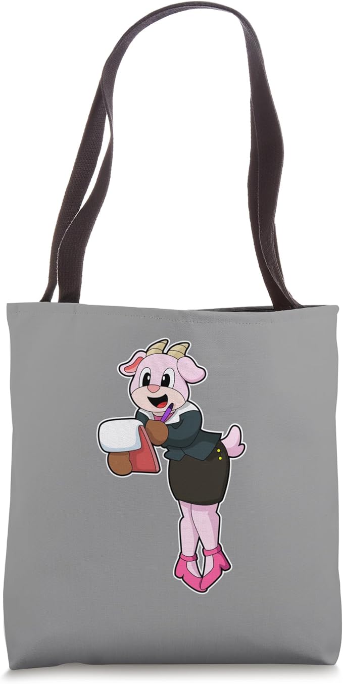 Cow Secretary Clipboard Office Tote Bag