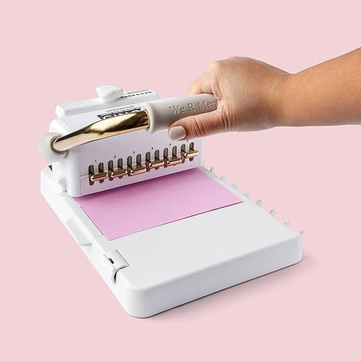 We R Memory Keepers Universal Cinch Book Binding Machine, Spiral Binding, Wire Binding, Book Binder Machine for Bookbinding, Book Making, Spiral Notebook Maker, and Binding Kits