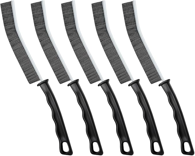 Crevice Cleaning Brush，Hard-Bristled Grout Brush，2024 New Multifunctional Gap Cleaning Brush Tool，Dead Corners Brushes for Bathroom Kitchen Tiles Window Door Slots，5pcs