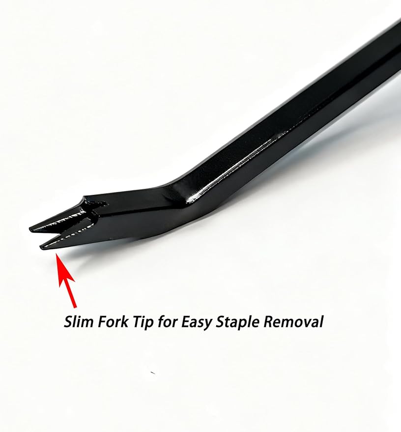 Staple Remover Tool, Heavy Duty Upholstery Staple Puller for Carpet, Furniture, Wood & Floor