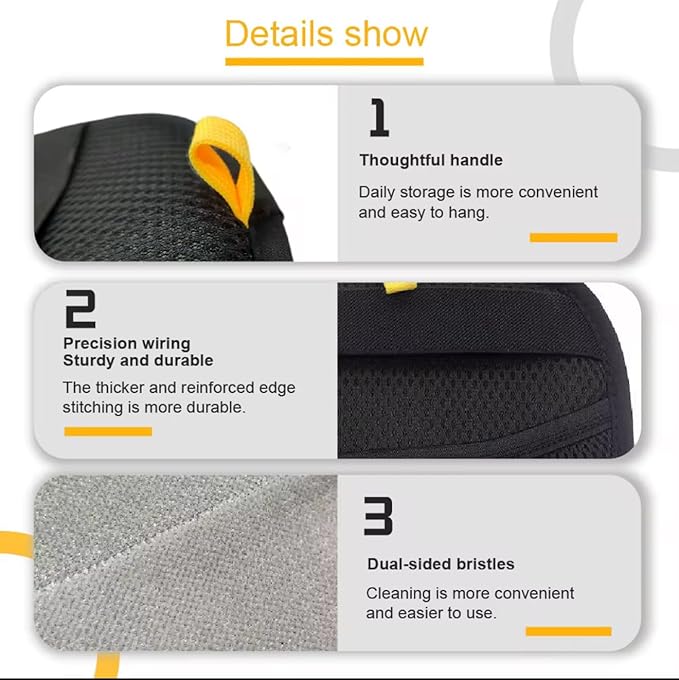 4-In-Premium Pet Hair Removal Glove & Brush Set Electrostatic Dog & Cat Grooming Tool with Lint Remover for Furniture, Carpet, Car - Reusable Magic brush Ideal Pet Supplies for Dog & Cat Hair Removal