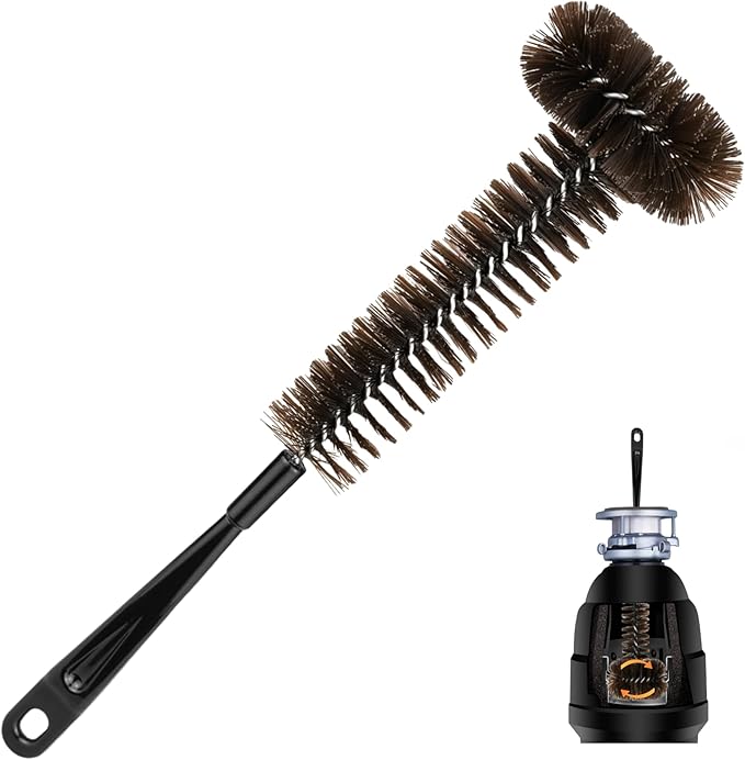 Garbage Disposal Brush and Cleaner with Extra Long 15" Handle Effortlessly Remove Residue,and Build-Up Universal Fit for All Disposal Units
