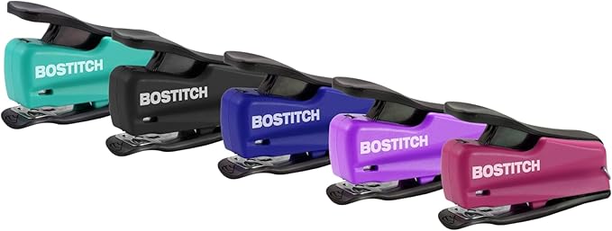 PaperPro 1800 Nano Mini Stapler - 5 Pack - Assorted Colors