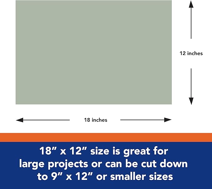 Tru-Ray® Heavyweight Construction Paper, Gray, 12" x 18", 50 Sheets