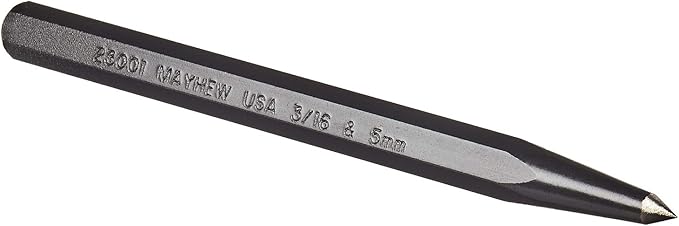 Mayhew Pro 23001 3/16-Inch Prick Punch