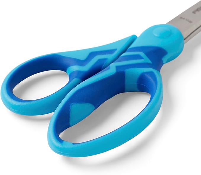 Fiskars 199700-1001 Back to School Supplies, Student Kids Scissrors Softgrip, 7 Inch, Color Received May Vary